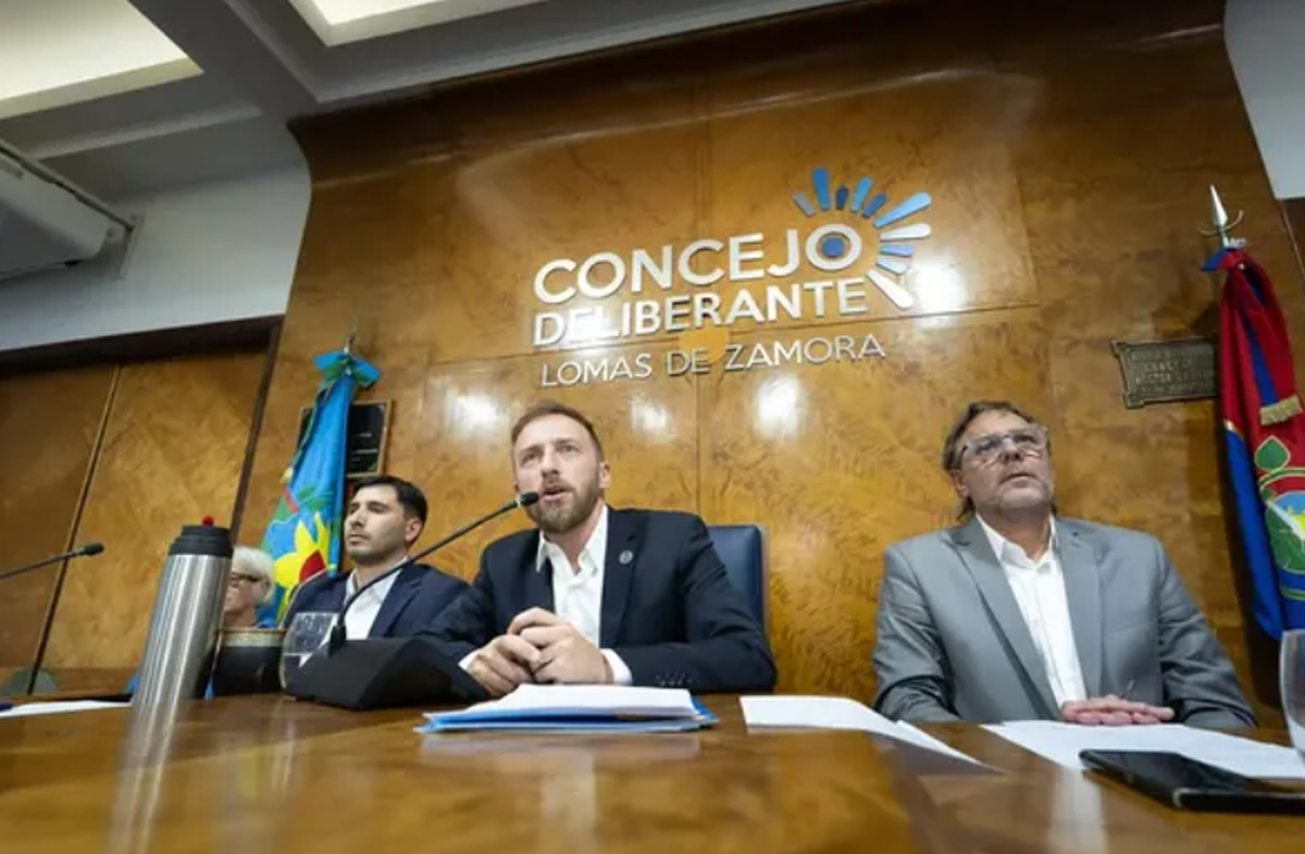 El intendente Federico Otermín inauguró la apertura de sesiones del Concejo Deliberante de Lomas de Zamora.