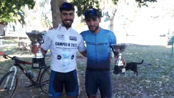 Dos bicicleteros de Alejandro Korn salieron campeones en un torneo de ciclismo 