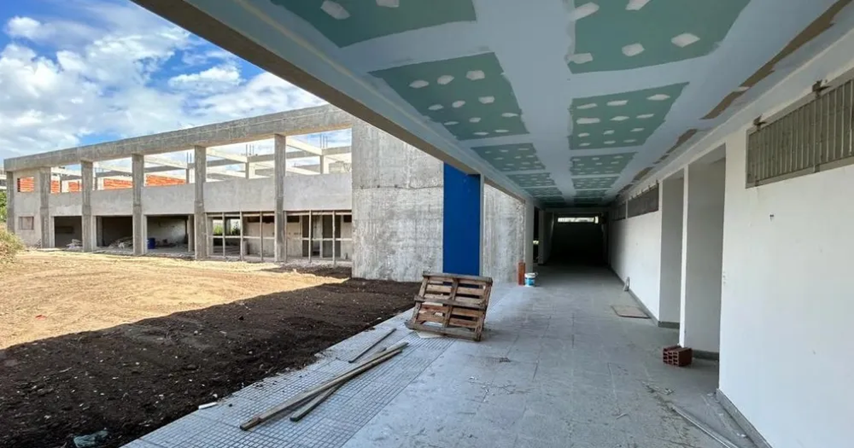 Las obras en el Polo Educativo de Lomas de Zamora.