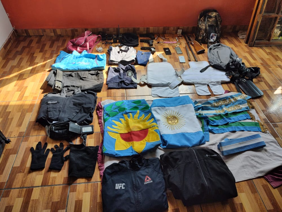 Allanaron la vivienda de uno de los delincuentes.