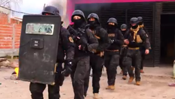 esteban echeverria: el municipio demolio un bunker narco