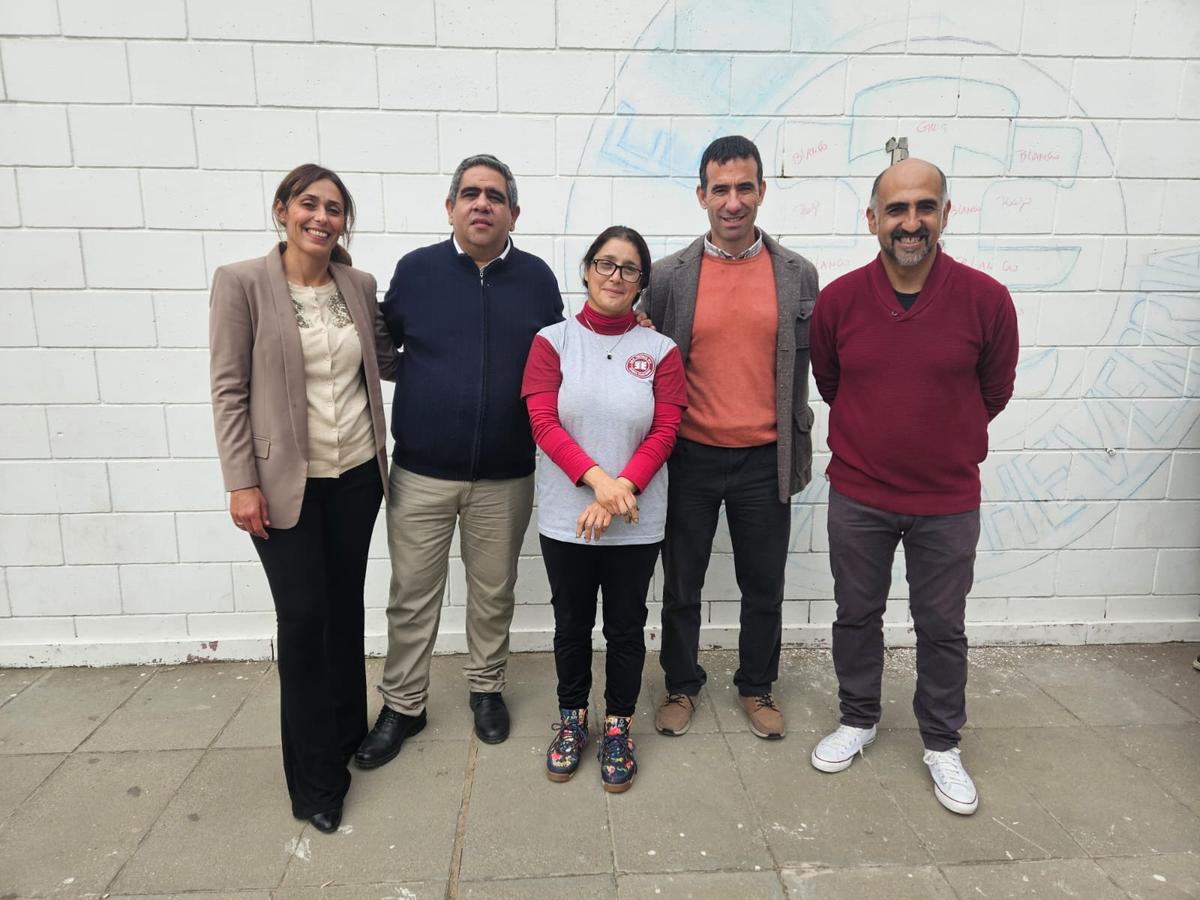 La Escuela T&eacute;cnica de Monte Grande celebr&oacute; su aniversario con la creaci&oacute;n de un mural.&nbsp;