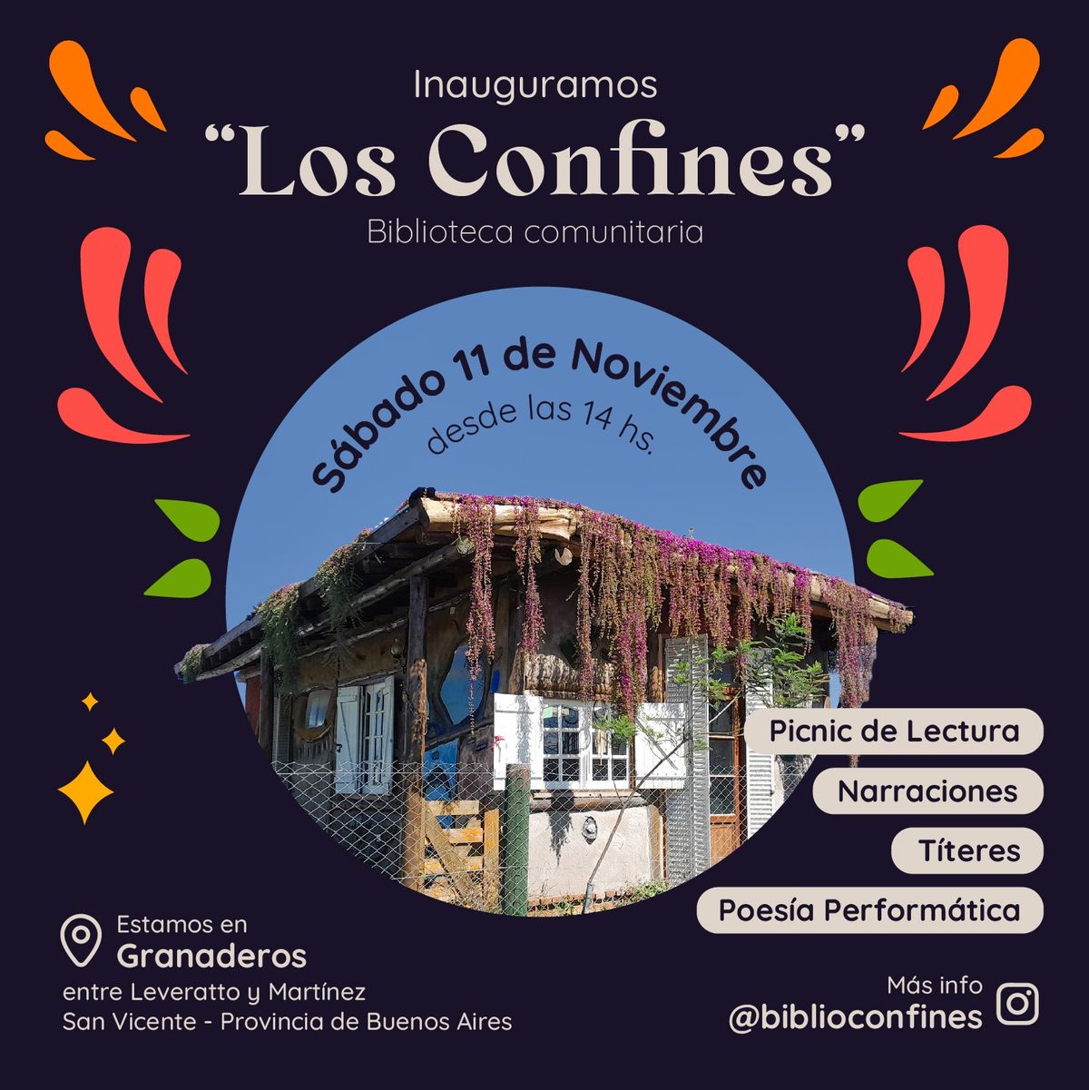 La Biblioteca comunitaria de San Vicente tendrá su inauguración este sábado 11 de noviembre. La Biblioteca comunitaria de San Vicente tendrá su inauguración este sábado 11 de noviembre.