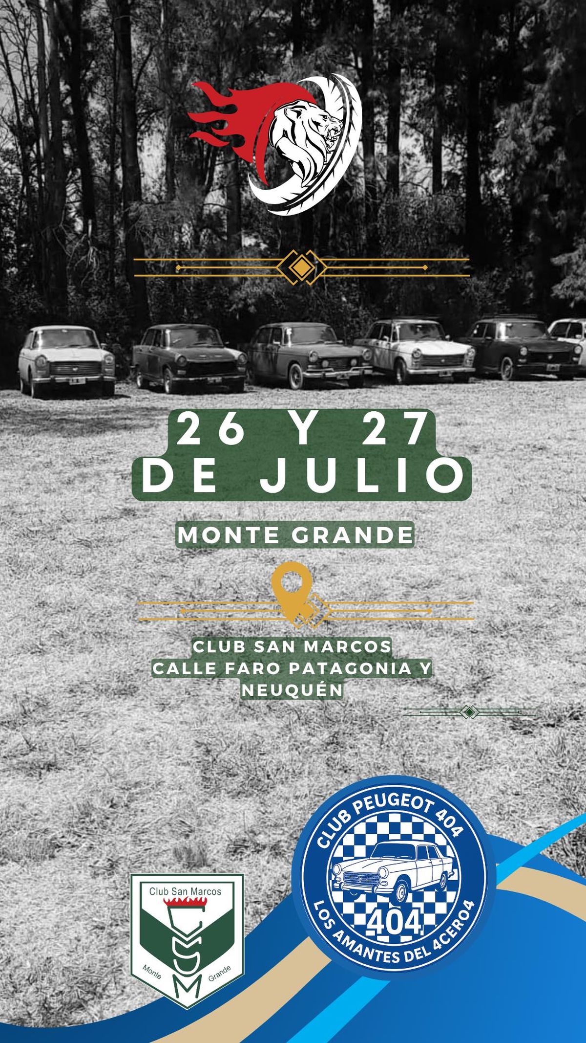 El evento se realizará en el Club San Marcos de Monte Grande. 