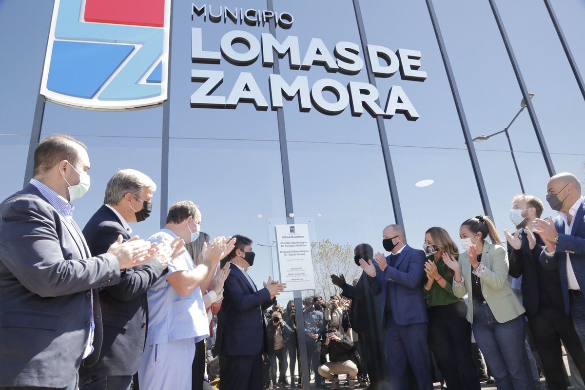 Axel Kicillof y Martín Insaurralde inauguraron el nuevo hospital de Lomas de Zamora