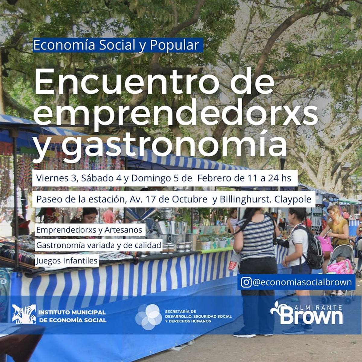 El encuentro se realizará en Claypole, Almirante Brown.