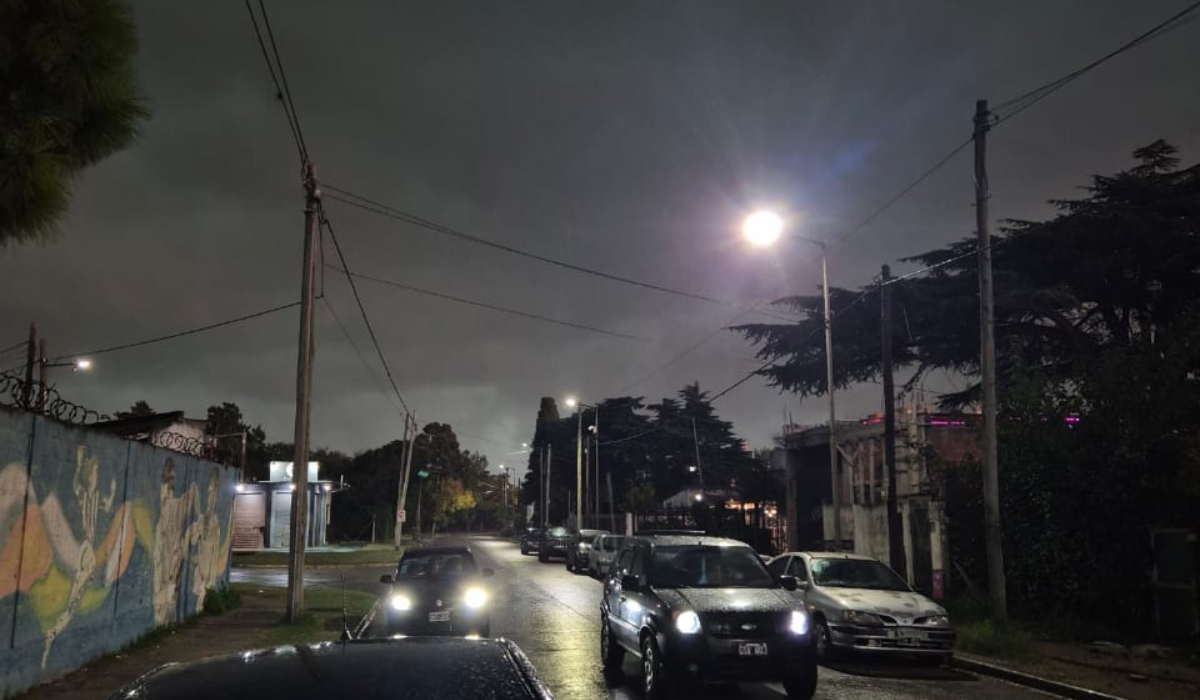 Aproximadamente a las 16, el cielo se oscureci&oacute;.&nbsp;