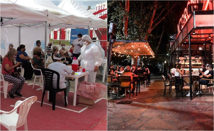 Vacunación y flexibilización. Expectativa por la restricciones que pueda anunciar el Gobierno.