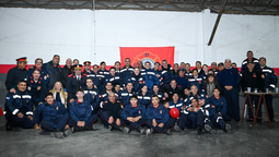asi celebraron el dia del bombero voluntario en san vicente