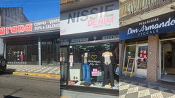 el centro de luis guillon suma comercios y mas movimiento: antes no habia tantos locales