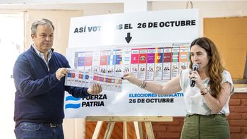 Almirante Brown: Cascallares y Jimena López realizaron una charla con jubilados sobre la Boleta Única de Papel
