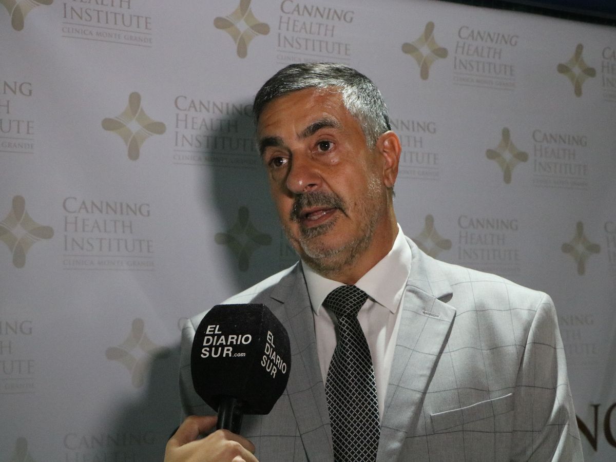 Carlos Santoro, CEO de Clínica Monte Grande, celebró el acuerdo entre Canning Health Institute y el Hospital Italiano.