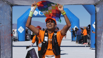 Un docente de Ezeiza participó de una maratón de 42 kilómetros a más de 3000 metros de altura