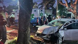 tres accidentes en almirante brown: cuatro personas heridas
