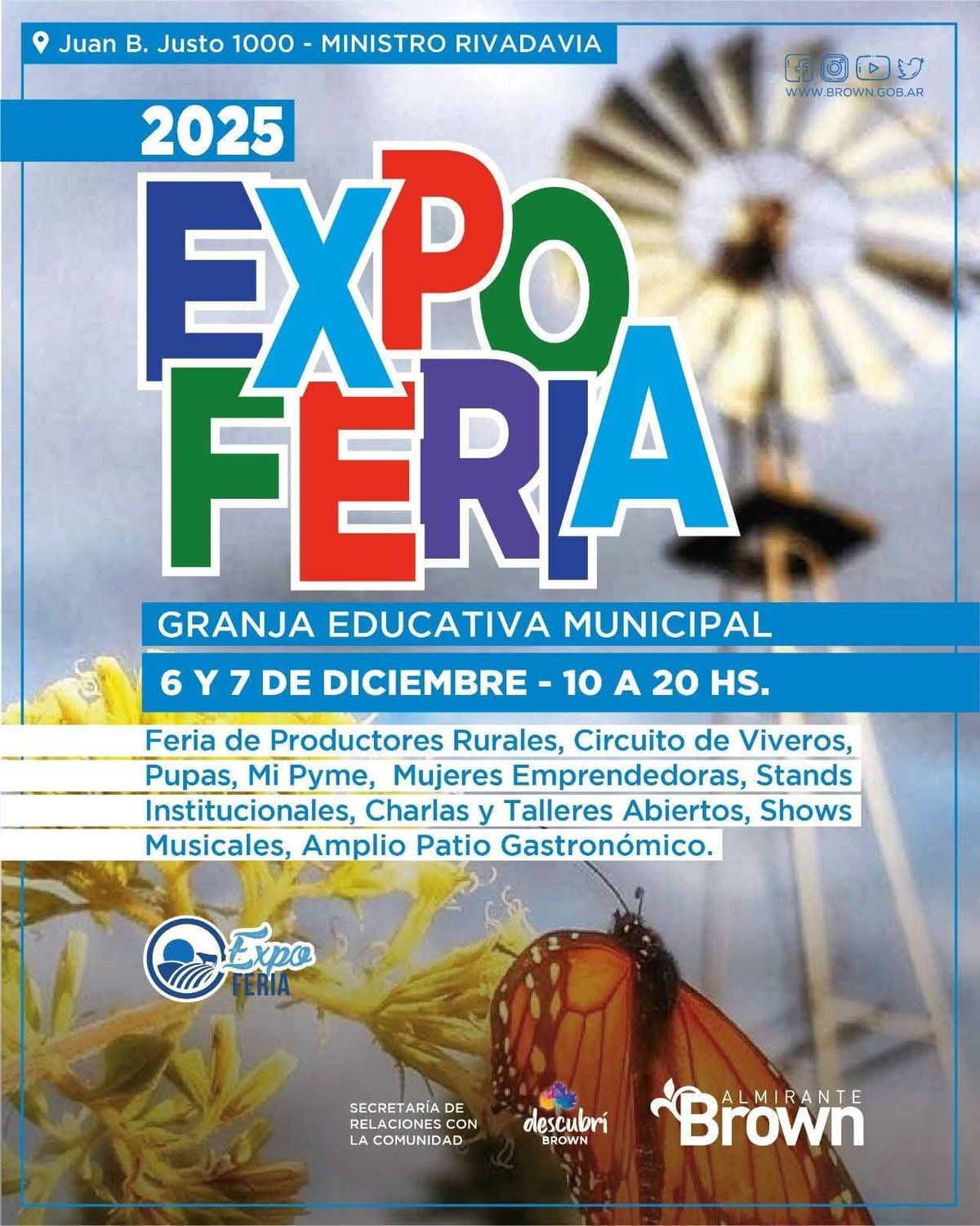 Flyer oficial difundido por Almirante Brown. Flyer oficial difundido por Almirante Brown.