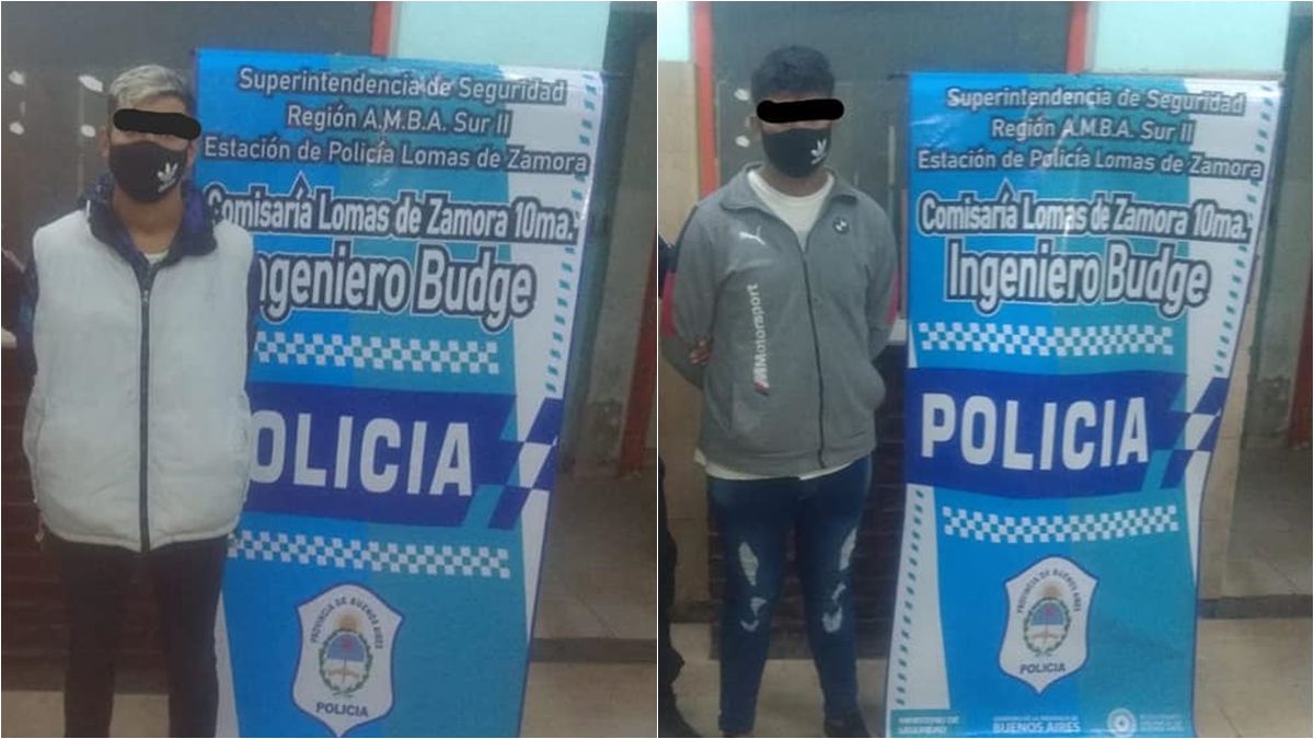 Los jóvenes detenidos en la Comisaría 10ª de Lomas de Zamora (Ingeniero Budge).