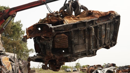 canning: nuevo operativo de compactacion de vehiculos