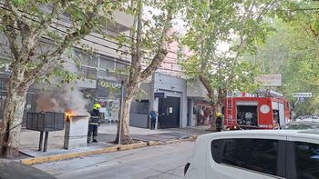Monte Grande: incendio en una caja de Edesur generó alarma entre vecinos y comerciantes en el centro