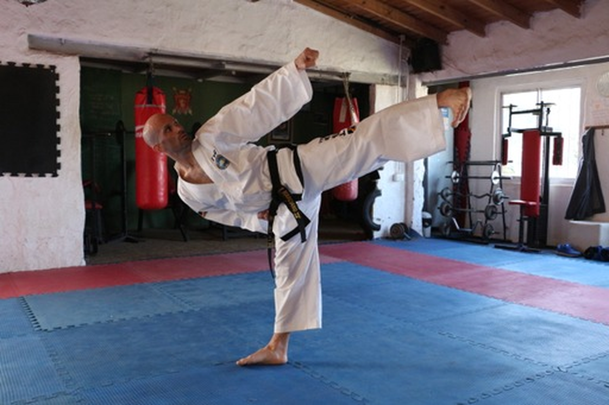 Pablo Marciano tiene 36 años y empezó a entrenar Taekwondo a los 7. 